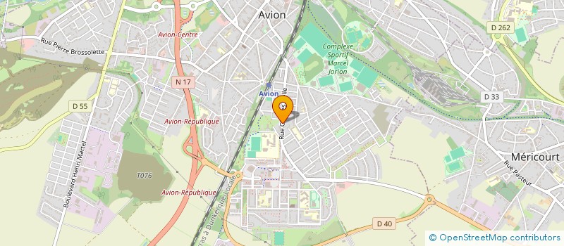 localisation de l'entreprise MADAME NATHALIE LALAU  AVION