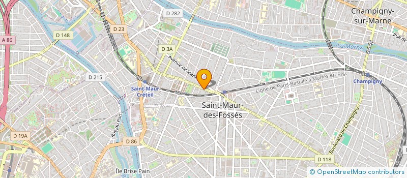 localisation de l'entreprise MADAME NATHALIE LALLEMENT à SAINT-MAUR-DES-FOSSES