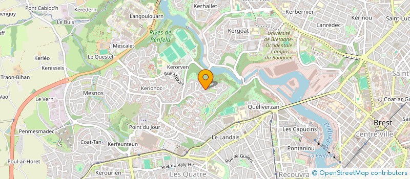 localisation de l'entreprise MADAME NATHALIE LAM à BREST