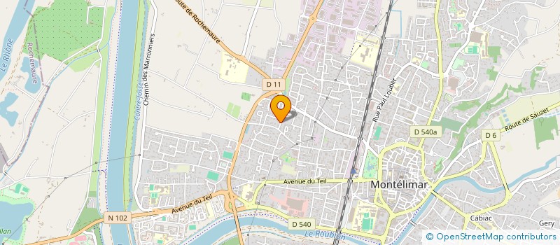 localisation de l'entreprise MADAME NATHALIE LAMASSE à MONTELIMAR