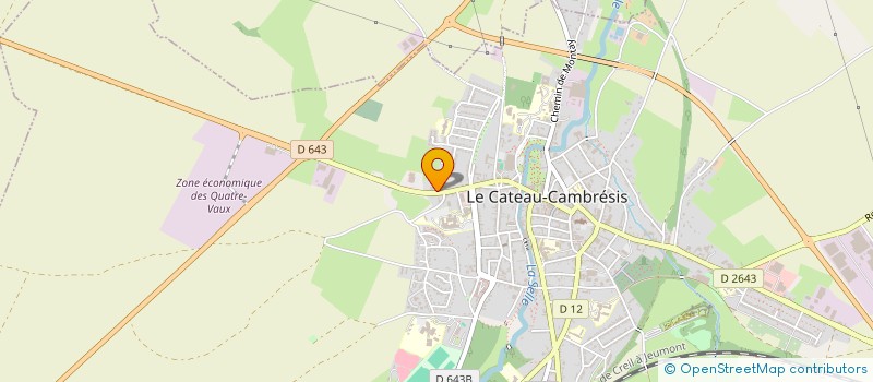 localisation de l'entreprise MADAME NATHALIE LAMBERT à LE CATEAU-CAMBRESIS