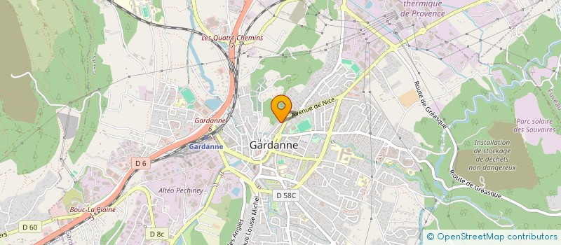 localisation de l'entreprise MADAME NATHALIE LAMBERT à GARDANNE