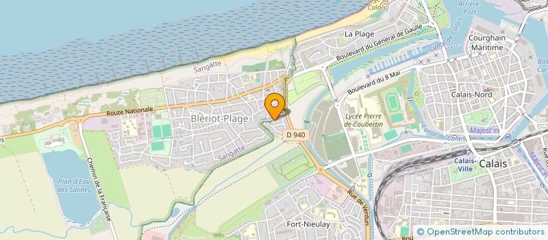 localisation de l'entreprise MADAME NATHALIE LAMBERT  CALAIS