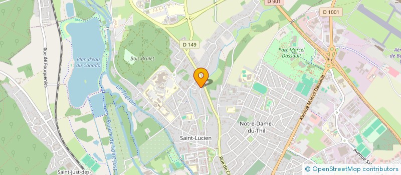 localisation de l'entreprise MADAME NATHALIE LAMBERT  BEAUVAIS