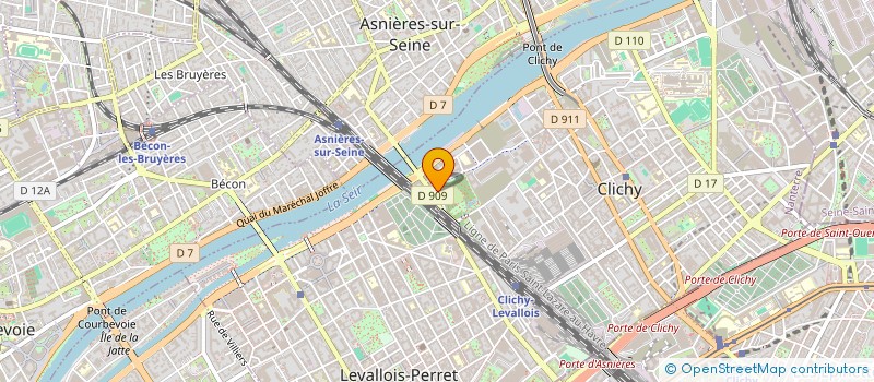 localisation de l'entreprise MADAME NATHALIE LAMOUCHE à CLICHY