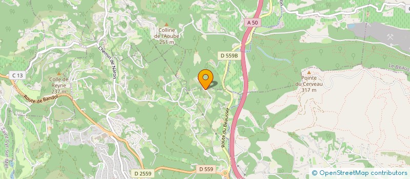 localisation de l'entreprise MADAME NATHALIE LAMY  BANDOL