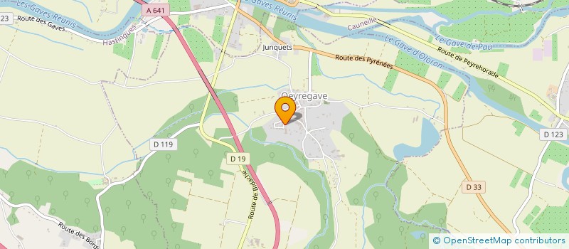 localisation de l'entreprise MADAME NATHALIE LANARDONNE  OEYREGAVE