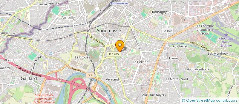 localisation de l'entreprise MADAME NATHALIE LANCIAUX  ANNEMASSE