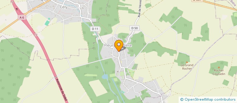 localisation de l'entreprise MADAME NATHALIE LANDEZ  FLEURY-EN-BIERE