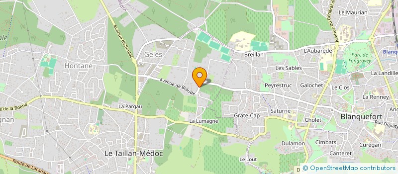 localisation de l'entreprise MADAME NATHALIE LANDIE à LE TAILLAN-MEDOC