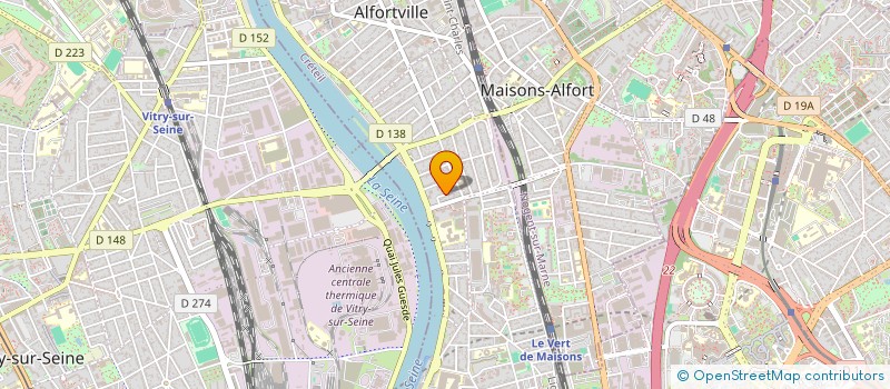 localisation de l'entreprise MADAME NATHALIE LANGLOIS à ALFORTVILLE