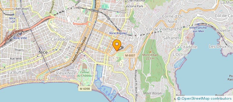localisation de l'entreprise MADAME NATHALIE LANGRAND à NICE