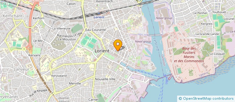 localisation de l'entreprise MADAME NATHALIE LANSON à LORIENT