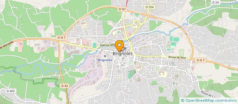 localisation de l'entreprise MADAME NATHALIE LANZOFAME à BRIGNOLES