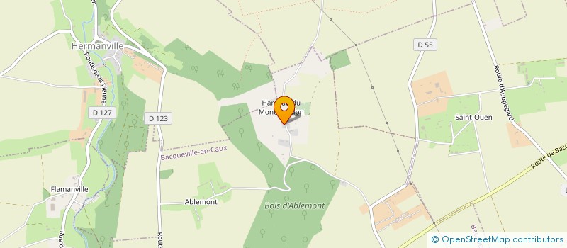 localisation de l'entreprise MADAME NATHALIE LAPERSONNE  BACQUEVILLE-EN-CAUX