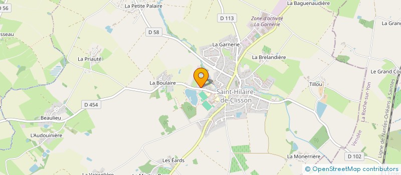 localisation de l'entreprise MADAME NATHALIE LAPEYRE à SAINT-HILAIRE-DE-CLISSON