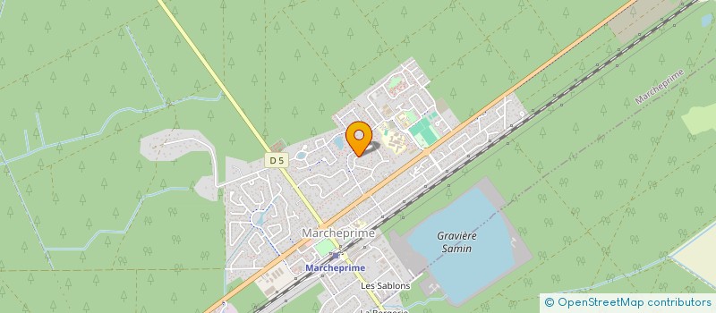 localisation de l'entreprise MADAME NATHALIE LAPORTE  MARCHEPRIME