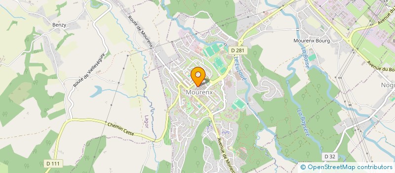 localisation de l'entreprise MADAME NATHALIE LARBEY  MOURENX