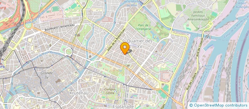 localisation de l'entreprise MADAME NATHALIE LARCHE à STRASBOURG