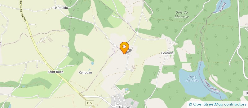 localisation de l'entreprise MADAME NATHALIE LARDERET  BON REPOS SUR BLAVET