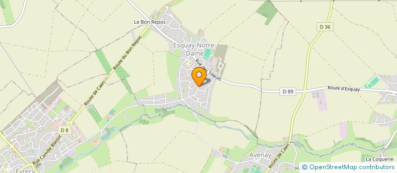 localisation de l'entreprise MADAME NATHALIE LARIBI  ESQUAY-NOTRE-DAME