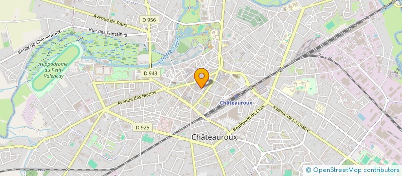 localisation de l'entreprise MADAME NATHALIE LAROCHE à CHATEAUROUX