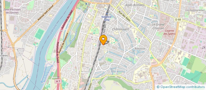 localisation de l'entreprise MADAME NATHALIE LAROCQUE  VALENCE