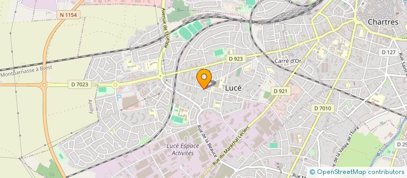 localisation de l'entreprise MADAME NATHALIE LARSONNIER à LUCE