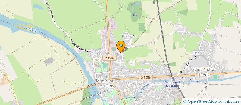 localisation de l'entreprise MADAME NATHALIE LASSABLIERE  MONTROND-LES-BAINS