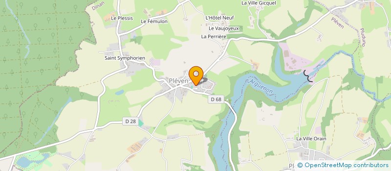 localisation de l'entreprise MADAME NATHALIE LATHENE  PLEVEN