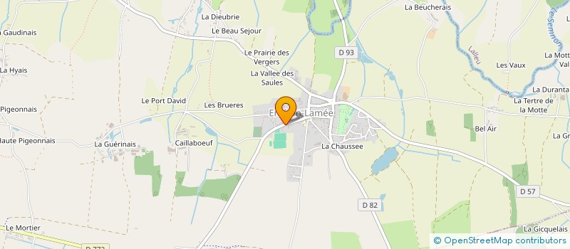 localisation de l'entreprise MADAME NATHALIE LATIMIER  ERCE-EN-LAMEE