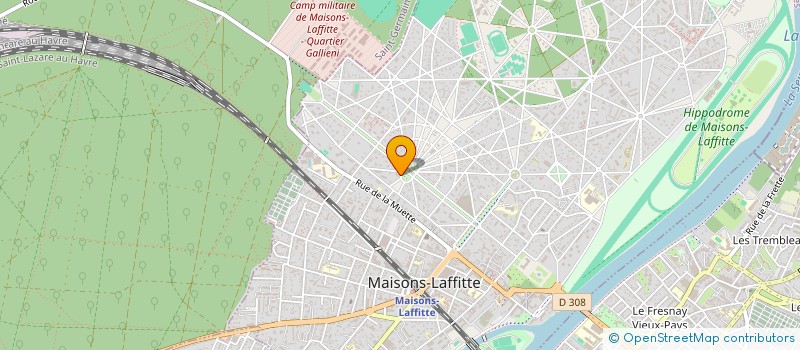 localisation de l'entreprise MADAME NATHALIE LATOUR à MAISONS-LAFFITTE