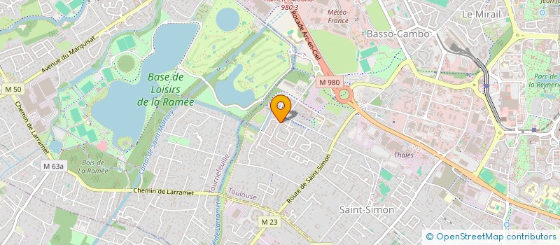 localisation de l'entreprise MADAME NATHALIE LATREILLE  TOULOUSE