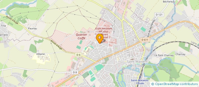 localisation de l'entreprise MADAME NATHALIE LATUS  ST MAIXENT L ECOLE