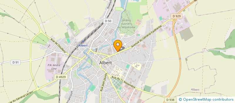 localisation de l'entreprise MADAME NATHALIE LAUER  ALBERT