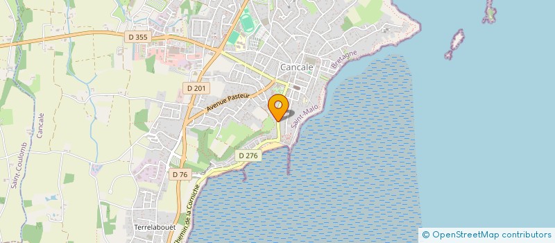 localisation de l'entreprise MADAME NATHALIE LAUNAY  CANCALE