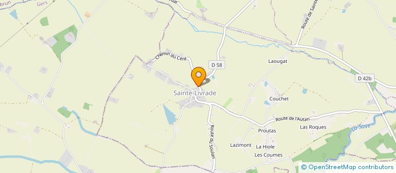 localisation de l'entreprise MADAME NATHALIE LAURANT à SAINTE-LIVRADE