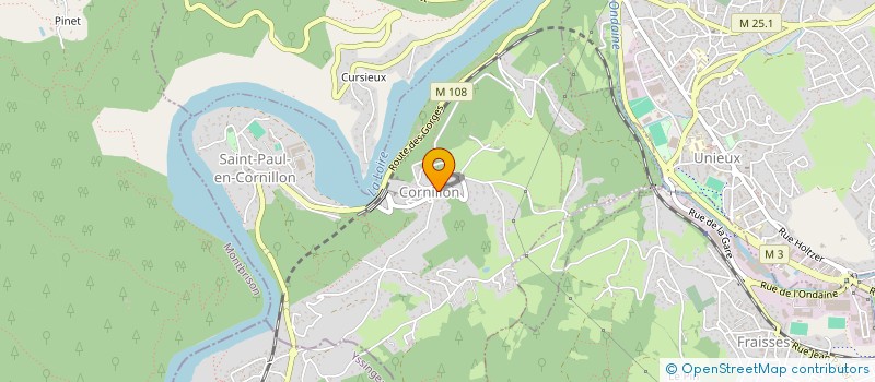 localisation de l'entreprise MADAME NATHALIE LAURENDON  SAINT-PAUL-EN-CORNILLON