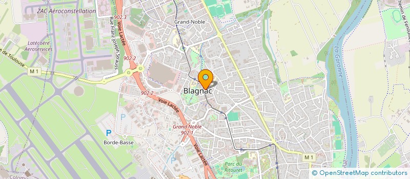 localisation de l'entreprise MADAME NATHALIE LAURENS à BLAGNAC