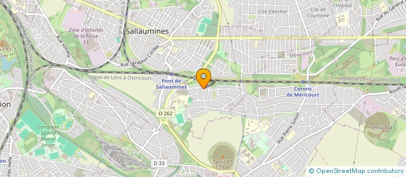 localisation de l'entreprise MADAME NATHALIE LAURENS  SALLAUMINES