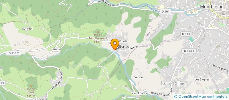 localisation de l'entreprise MADAME NATHALIE LAURENT  BARD