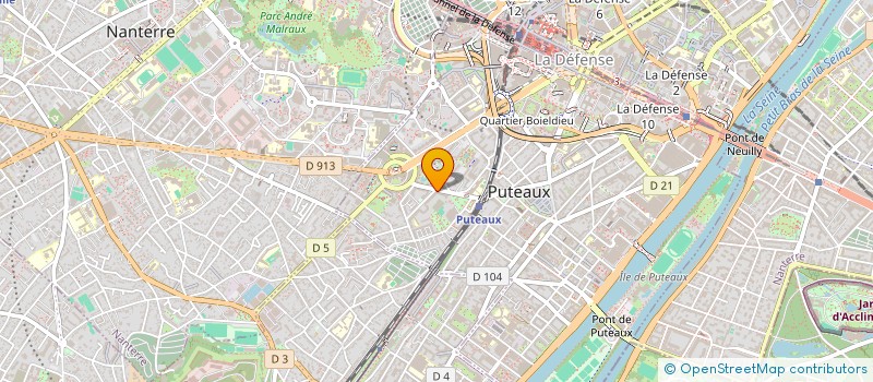 localisation de l'entreprise MADAME NATHALIE LAURENT  PUTEAUX