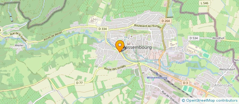 localisation de l'entreprise MADAME NATHALIE LAUTH  WISSEMBOURG