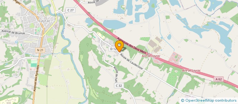 localisation de l'entreprise MADAME NATHALIE LAUZIN  LAYRAC