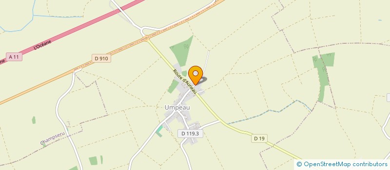 localisation de l'entreprise MADAME NATHALIE LE BOUQUIN à UMPEAU