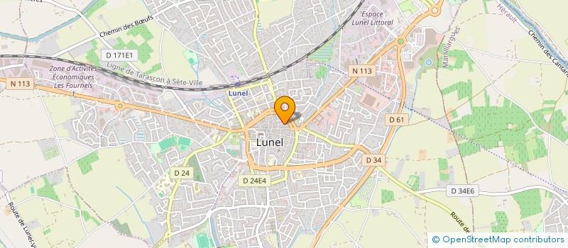 localisation de l'entreprise MADAME NATHALIE LE BRUN à LUNEL