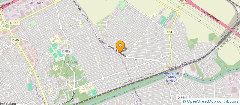 localisation de l'entreprise MADAME NATHALIE LE CAM  MITRY-MORY