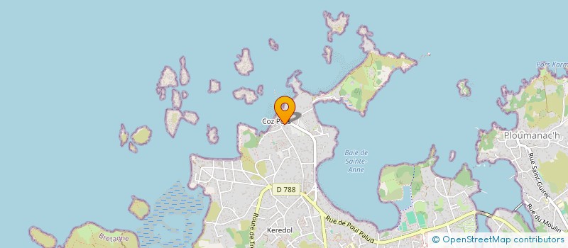 localisation de l'entreprise MADAME NATHALIE LE COZ  TREGASTEL