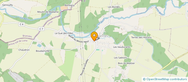 localisation de l'entreprise MADAME NATHALIE LE DENIC à CHEVANNES