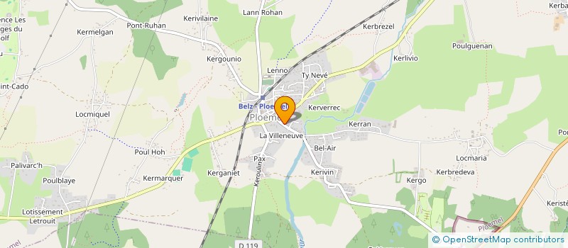 localisation de l'entreprise MADAME NATHALIE LE DIABAT  PLOEMEL